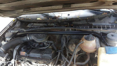 Strut Bar Seat Ibiza II pre-99 Black