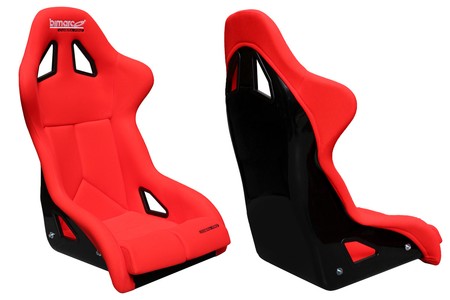 Racing Seat Bimarco Cobra PRO Welur Red FIA