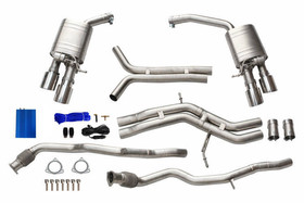 Audi S4 B8 S5 3.0T (2007-2015) Aktywny układ wydechowy (aktywny wydech) Cat-Back