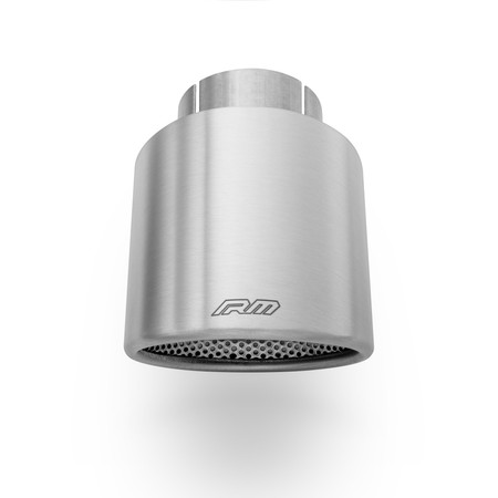 Angled stainless steel satin tip KSZS101/76DP with clamp