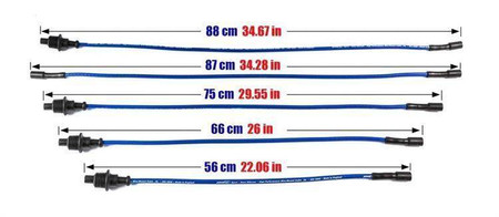 Ignition Leads Peugeot 205 GTI 306 309 GTI Citroen ZX 87-97 Blue