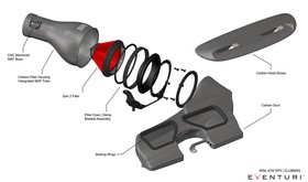 Intake system Mini JCW GP3 / Clubman / JCW 306HP Carbon Eventuri  