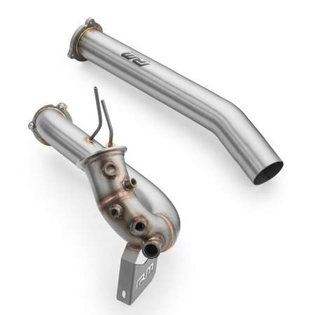 Downpipe kit Audi Q5 3.0 TDI with middle section 