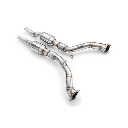Downpipe Audi A6 S6 Allroad C5 2.7 T z tłumikiem