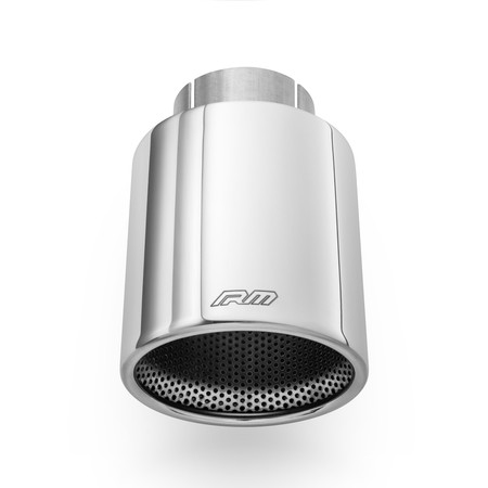 Straight polished stainless steel tip KPZP76/50DP with clamp