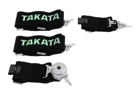 Racing harness 4-point 3" black – Takata Replica