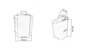 Oil Catch Tank 2L Czarny