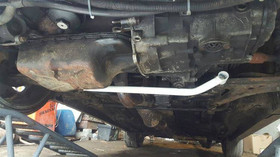 Lower Strut Bar VW Golf 1 Black