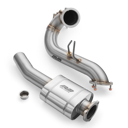 Downpipe zestaw Audi A6 S6/Avant/Sportback/Avant Quattro 3.0 TDI katalizatorem EURO 6 z tłumikiem i osłoną termiczną