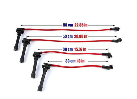 Ignition Leads Honda Civic III-V Concerto 87-01 Blue