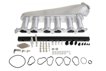 Intake Manifold Toyota Lexus 2JZ-GTE with Throttle Body and Fuel Rail Silver