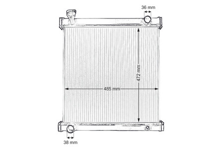 Performance Radiator Jeep Wrangler TJ 1997-2006