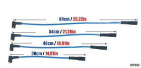 Przewody zapłonowe Fiat Cinquecento Sporting Punto I Lancia Delta Czerwone