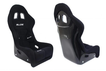 Racing seat SLIDE RTS FIA Suede Black