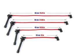 Ignition Leads Honda Civic Prelude Rover 618 93-00 Blue