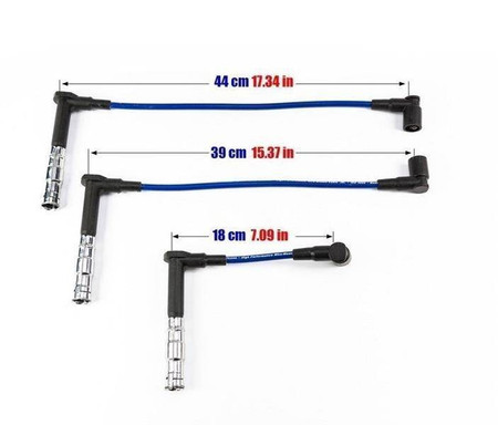 Ignition Leads Mercedes C E G S SL 280 320 92-00 Blue