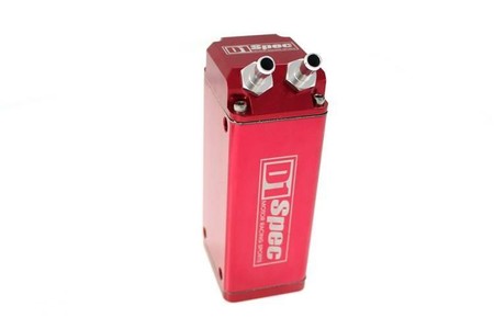Oil Catch Tank 9mm Red Square D1Spec