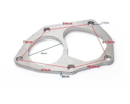 Flansza Downpipe Mitsubishi Lancer Evo 4-9