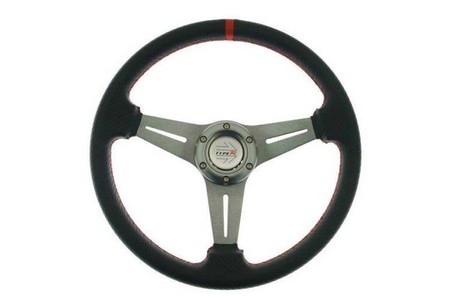 Sport steering wheel PRO 350mm offset:20mm Carbon Red