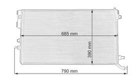 Performance Radiator Mercedes AMG GT C63 C63S GLC63 GLE63 GLS Large 15+
