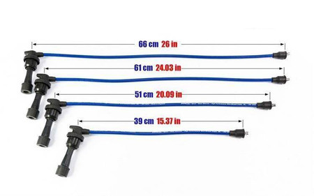 Ignition Leads Mitsubishi Eclipse II 4G63 4G63T 95-98 Blue