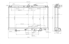 Performance Radiator Honda Prelude 97-01