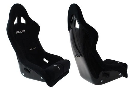 Racing seat SLIDE GT FIA Suede Black