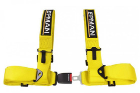 Sport Racing Harness 4-Point 3 Inch Yellow – EPMAN