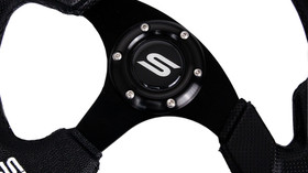 SLIDE steering wheel 320 mm leather black - 20 mm offset