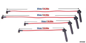 Ignition Leads Subaru Forester Legacy EJ25 EJ253 03-09 Red