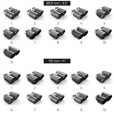 Exhaust Volkswagen Golf VII GTI with catalytic converter EURO 3 100 CPSI tip 6/101