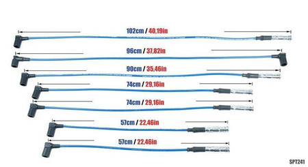 Ignition Leads Mercedes 190E E G S SL 300 85-94 Red