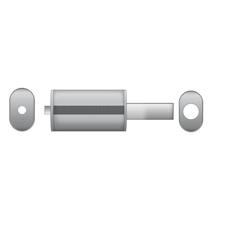 Universal elliptical muffler E113 50 without embossing