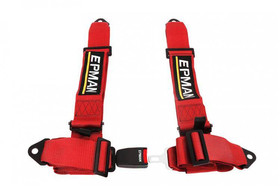 Sport Racing Harness 4-Point 3 Inch Red – EPMAN