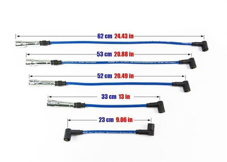 Ignition Leads Porsche 924 GT Turbo 2.0L 75-80 Red