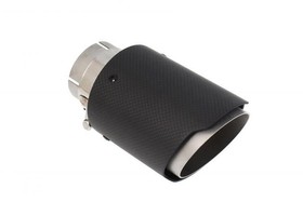 Exhaust tip 101 mm, inlet 65 mm – carbon, size S