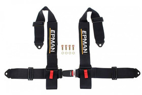 Sport Racing Harness 4-Point 3 Inch Black – EPMAN