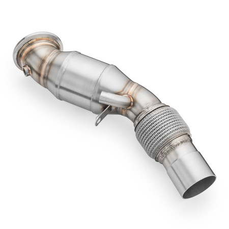 Downpipe BMW F32 F33 F36 LCI 420i 420ix 430i 430ix B48 with muffler