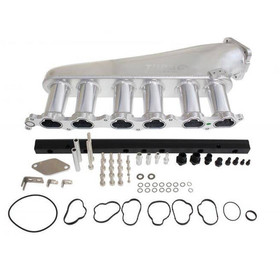 Intake Manifold Toyota Lexus 2JZ-GTE with Throttle Body and Fuel Rail Silver