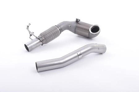 Large Bore Downpipe and Hi-Flow Sports Cat Volkswagen Golf MK7.5 GTi ( Non Performance Pack Models & Non-GPF Equipped Models Only ) 2017 - 2018 Milltek Sport