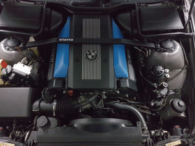 Strut Bar BMW 5 E39 White