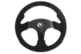SLIDE steering wheel 320 mm suede black - 20 mm offset