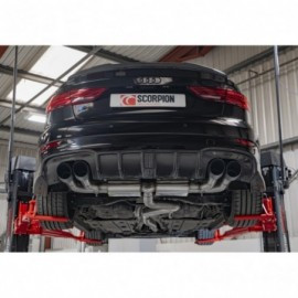 CatBack Audi S3 2.0T 8V Saloon PFL Non-resonated with Electronic Valves