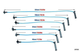 Przewody zapłonowe Ford Explorer Ranger 4.0L V6 97-02 Niebieskie