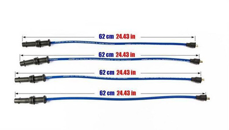 Przewody zapłonowe Subaru Impreza Legacy Forester EJ16-EJ22 92-02 Niebieskie