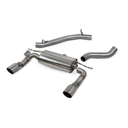 CatBack Audi TT MK3 2.0 TFSI Quattro (Non-GPF) Non-resonated with Electronic Valves