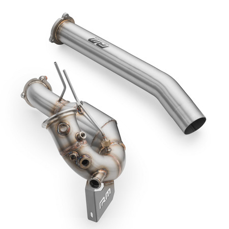 Downpipe kit Audi A4 S4/Avant Quattro/Avant 3.0 TDI with muffler and heat shield