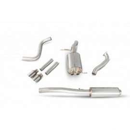 CatBack Ford Fiesta MK7 1.0T EcoBoost (ST Valance) wyciszony