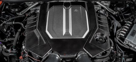 Osłona silnika Audi C8 RS6 RS7 Carbon matowa Eventuri 