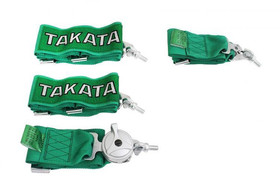 Racing harness 4-point 3" green – Takata Replica, harness